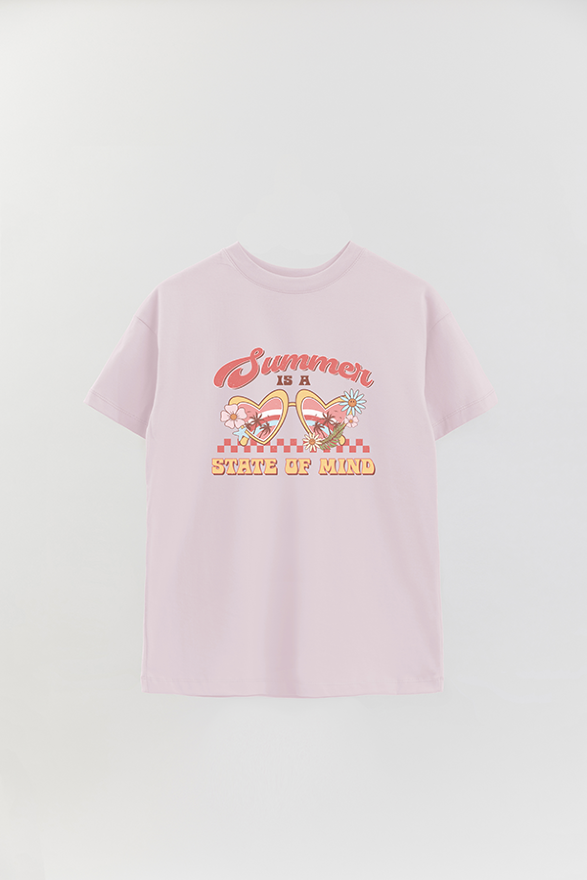 REMERA OVER ESTAMPADA RT SUMMER IS A STATE OF MIND