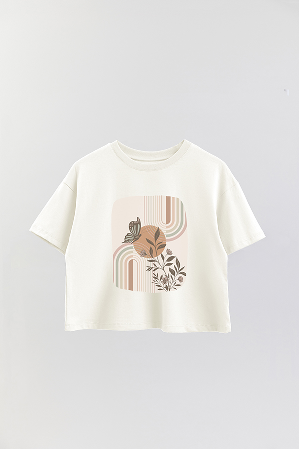 REMERA CROP ESTAMPADA ART 142