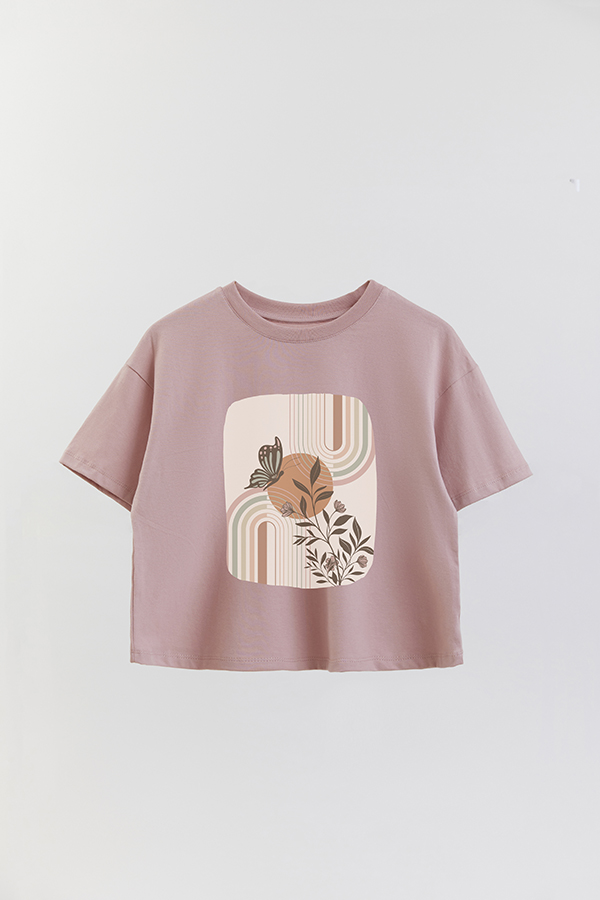 REMERA CROP ESTAMPADA ART 142