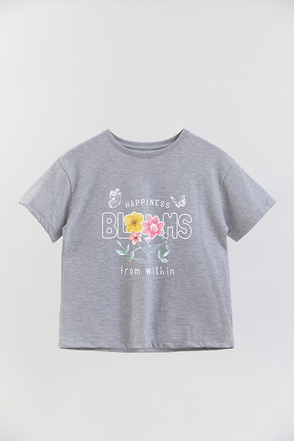 REMERA GIRL OVER HAPPINES BLOOMS 1