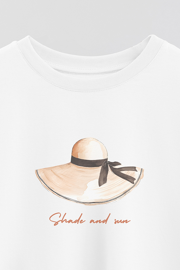 REMERA CROP ESTAMPADA COASTAL SHADE AND SUN