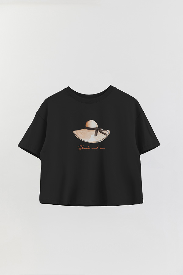 REMERA CROP ESTAMPADA COASTAL SHADE AND SUN