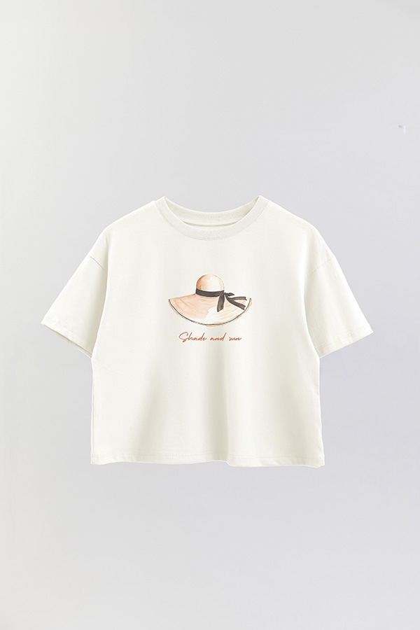 REMERA CROP ESTAMPADA COASTAL SHADE AND SUN