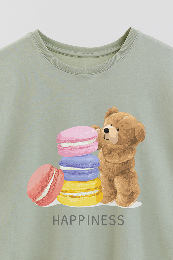 REMERA GB OVERSIZE MACAROON
