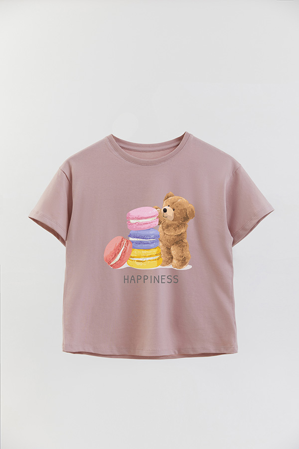 REMERA GB OVERSIZE MACAROON