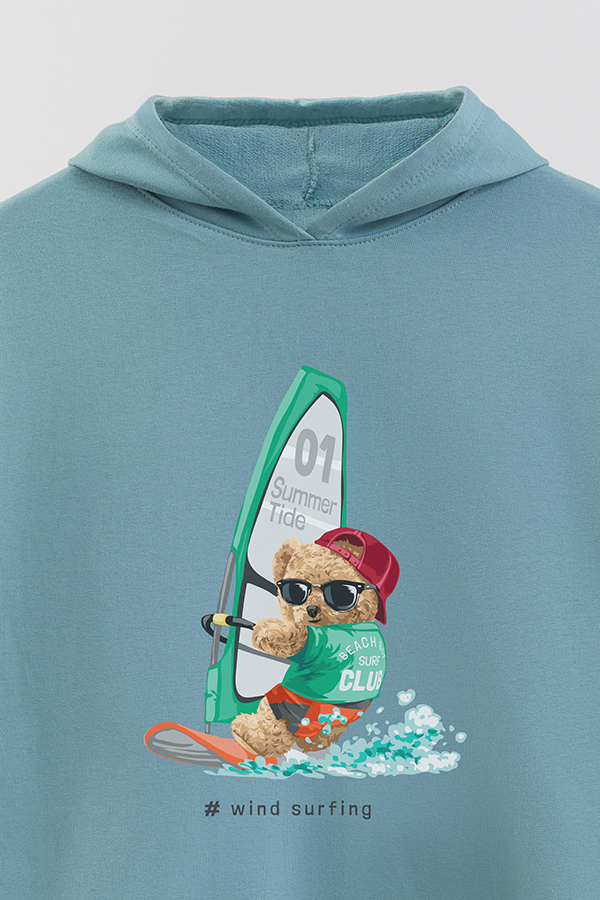 HOODIE RUSTICO KID TEDDY BEACH SURF CLUB