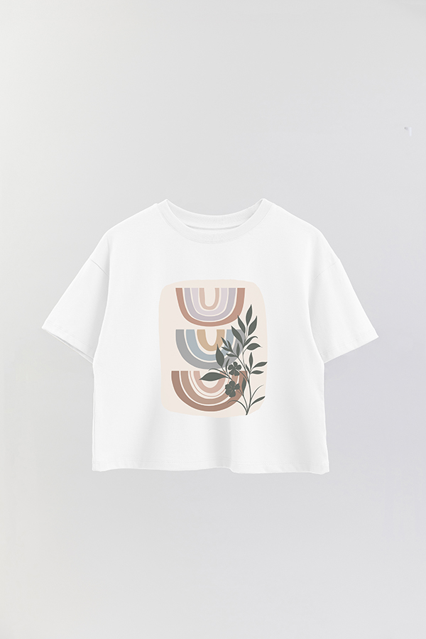 REMERA CROP ESTAMPADA ART 141
