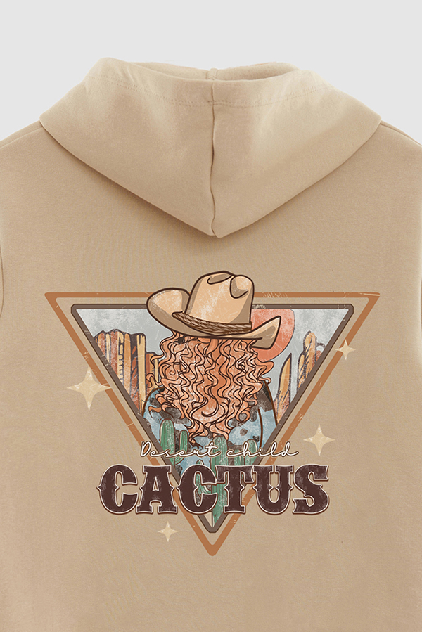 HOODIE ESTAMPADO WESTERN CACTUS