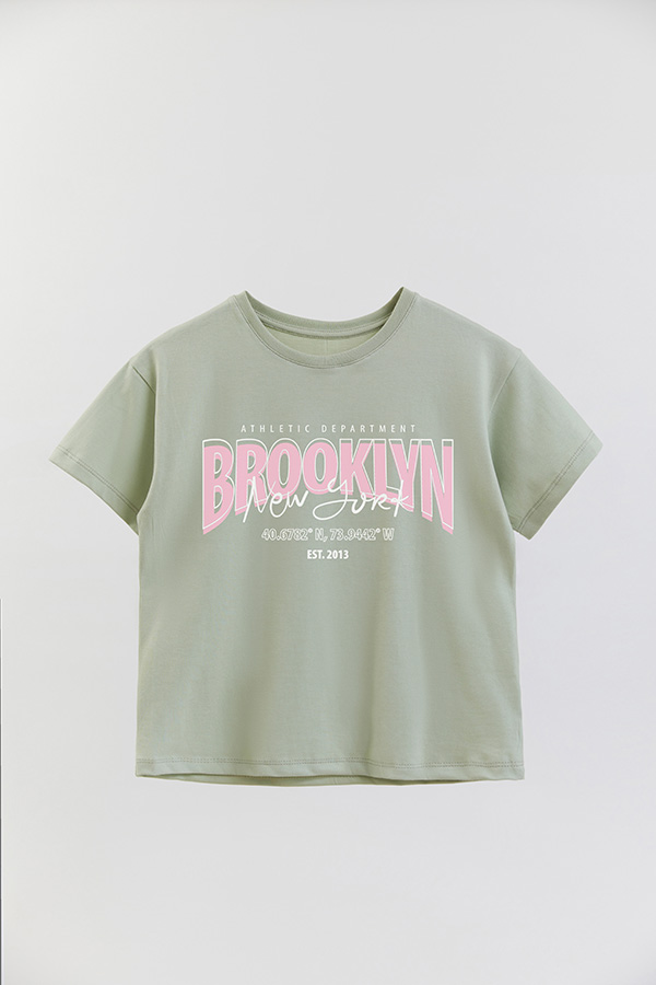 REMERA GIRL OVER BROOKLYN NEW YORK