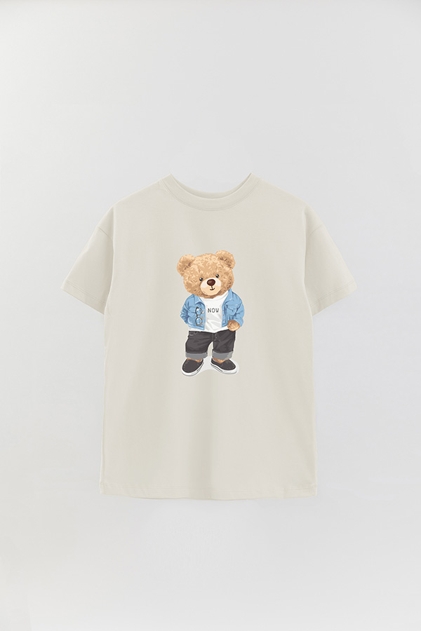 REMERA OVER ESTAMPADA UNISEX TEDDY NOW