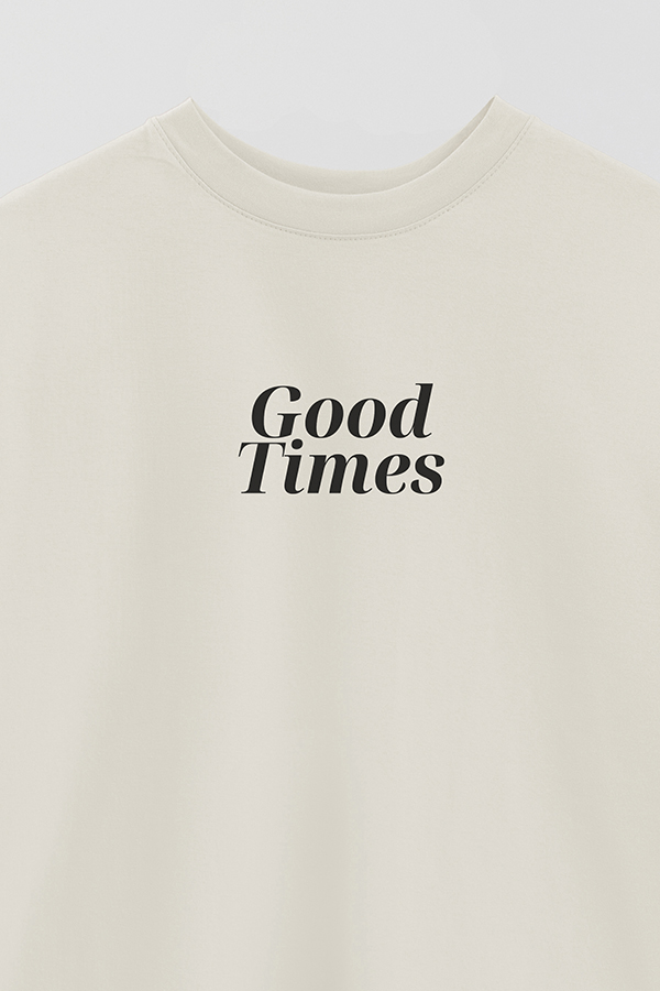 REMERA OVER ESTAMPADA MNM GOOD TIMES