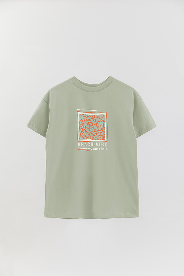 REMERA OVER ESTAMPADA BEACH VIBE 2