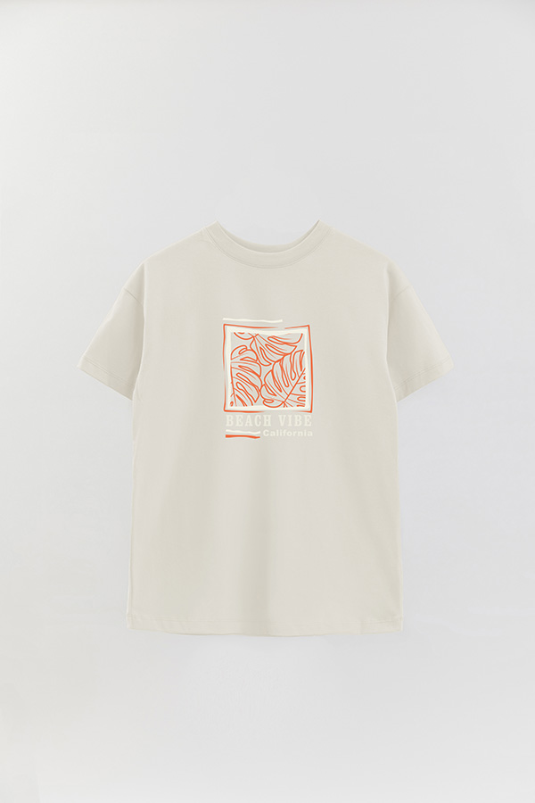 REMERA OVER ESTAMPADA BEACH VIBE 2