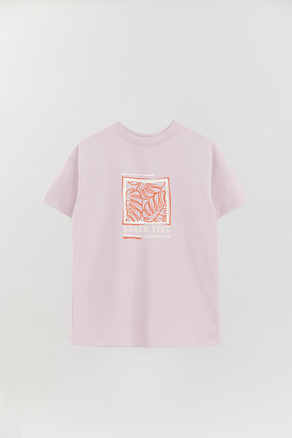 REMERA OVER ESTAMPADA BEACH VIBE 2