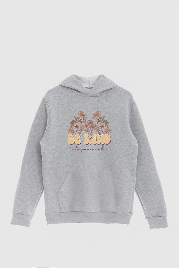 HOODIE ESTAMPADO WESTERN BE KIND TO YOUR MIND