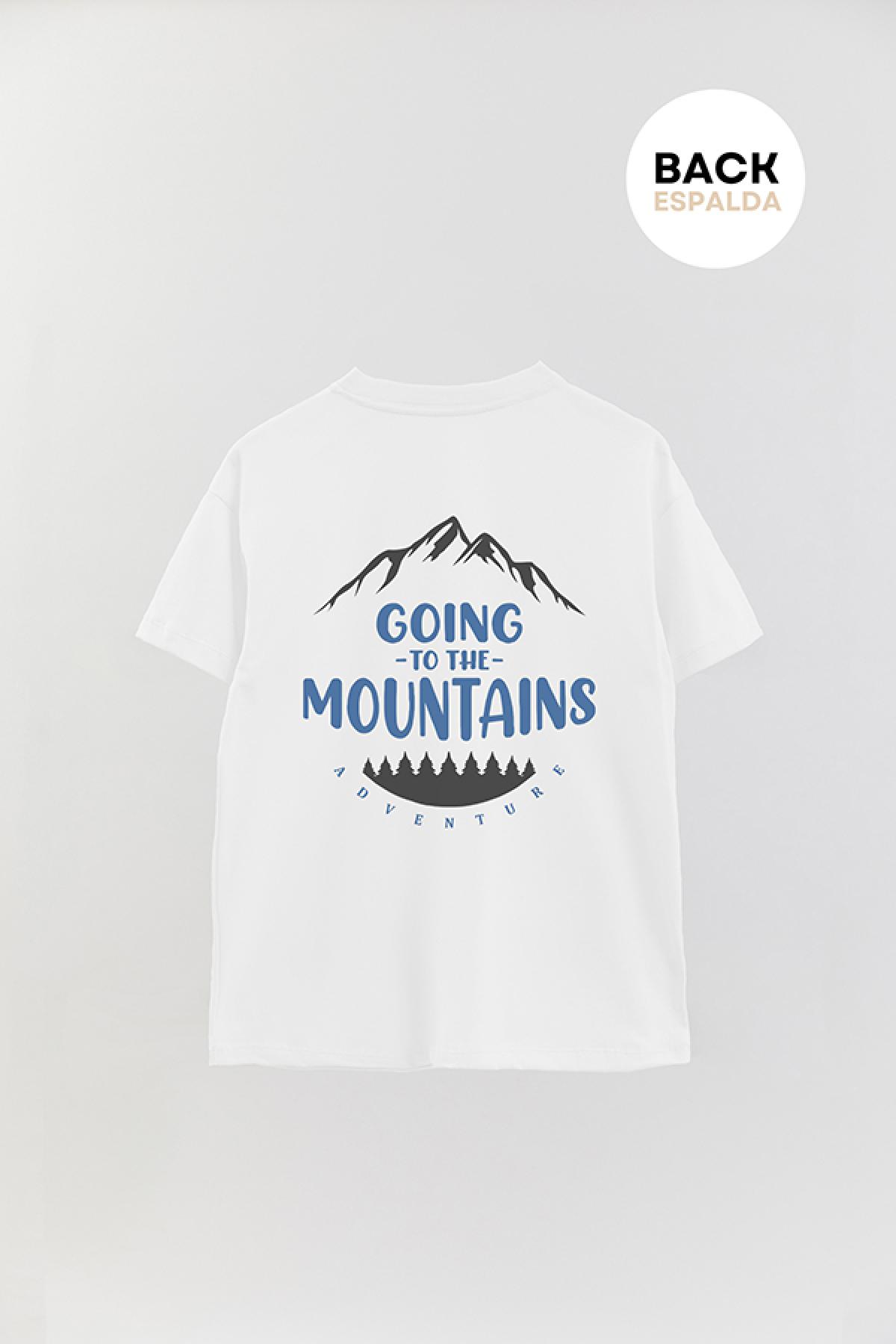 REMERA OVER ESTAMPADA ADV GIONG TO THE MOUNTAINS