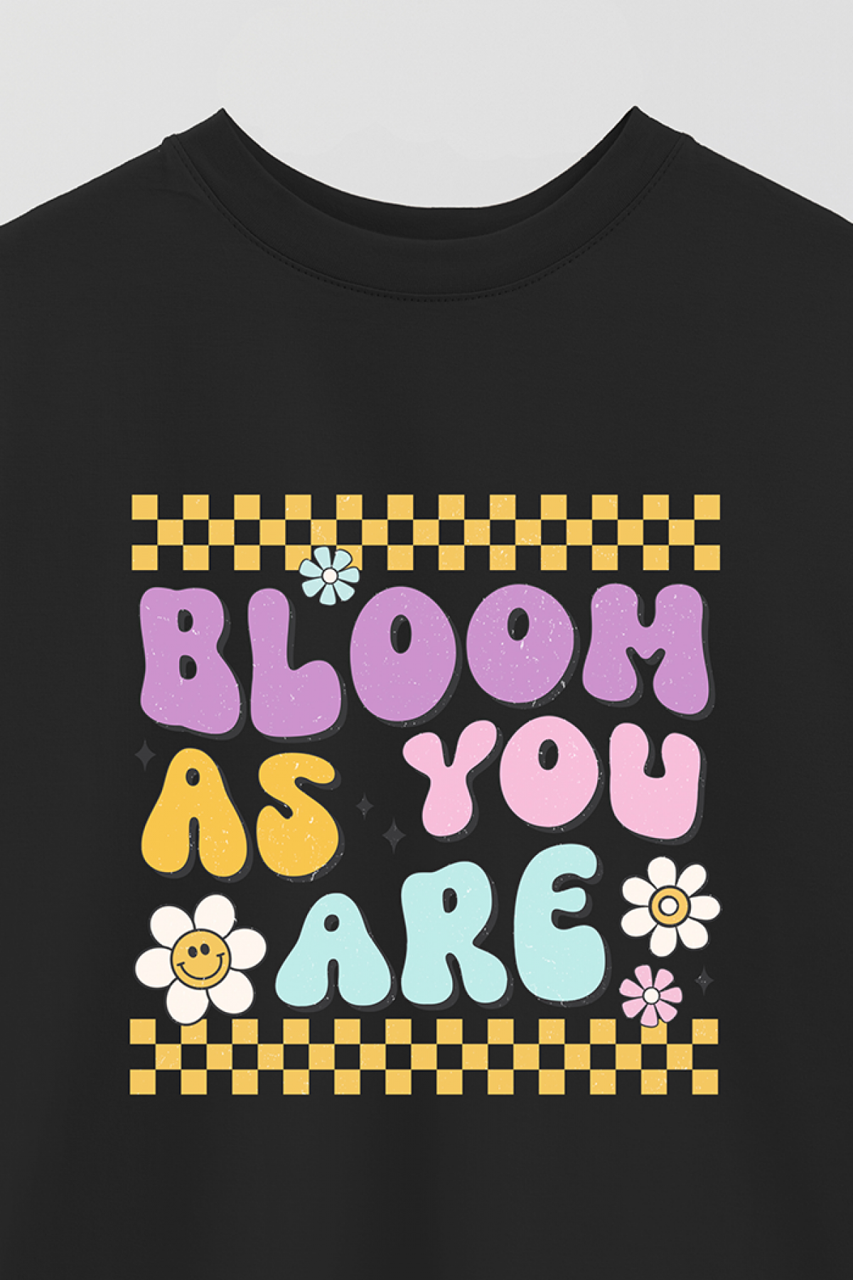 REMERA OVER ESTAMPADA RT BLOOM AS YOU ARE