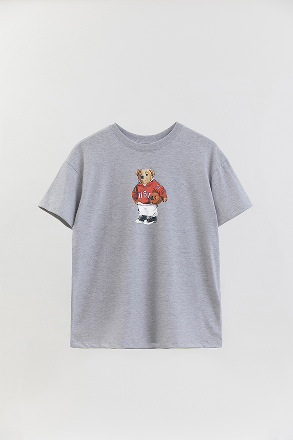 REMERA OVER ESTAMPADA UNISEX BEAR USA SWEATSHIRT