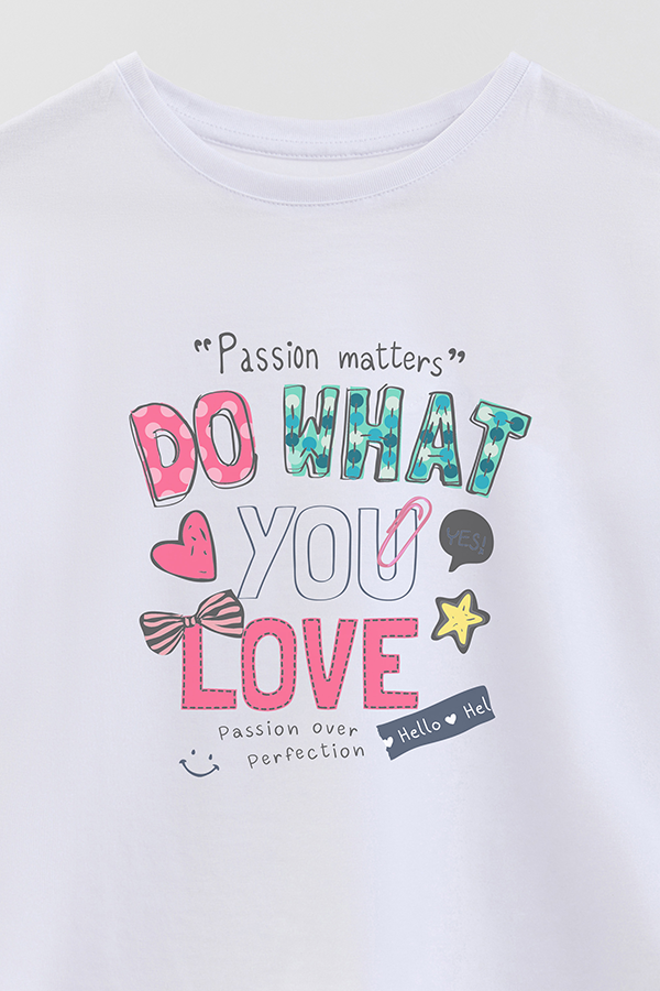 REMERA GIRL OVER DO WHAT YOU LOVE