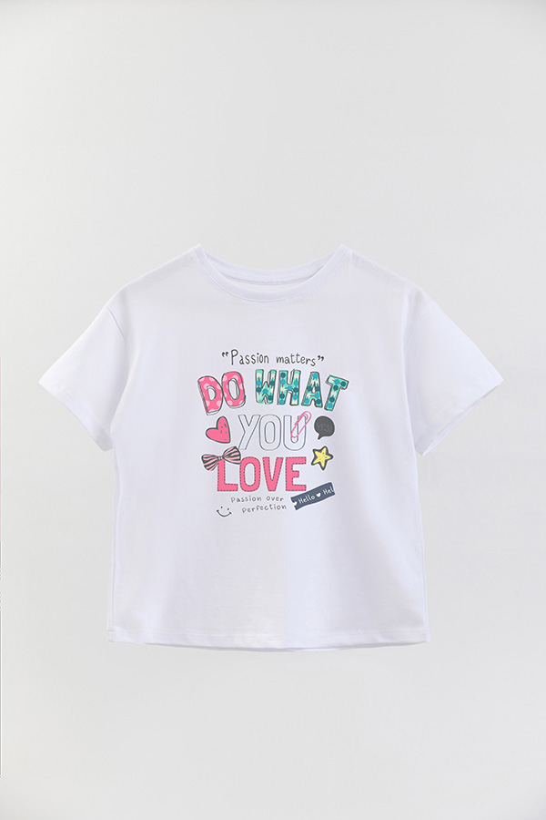 REMERA GIRL OVER DO WHAT YOU LOVE