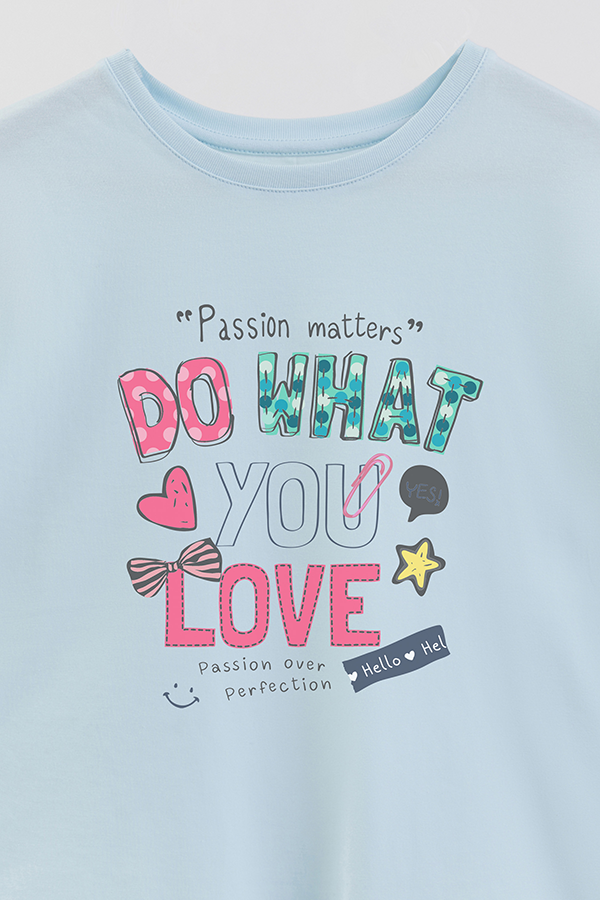 REMERA GIRL OVER DO WHAT YOU LOVE