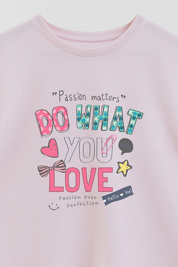 REMERA GIRL OVER DO WHAT YOU LOVE