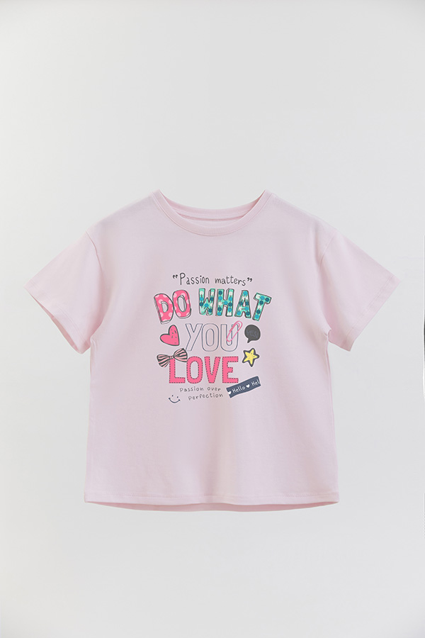 REMERA GIRL OVER DO WHAT YOU LOVE
