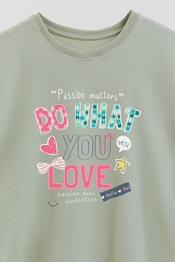 REMERA GIRL OVER DO WHAT YOU LOVE