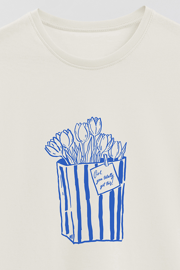 REMERA BASICA ESTAMPADA HD YOU TOTALLY