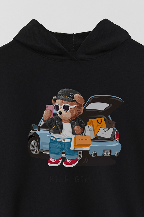 HOODIE RUSTICO KID TEDDY RICH GIRL