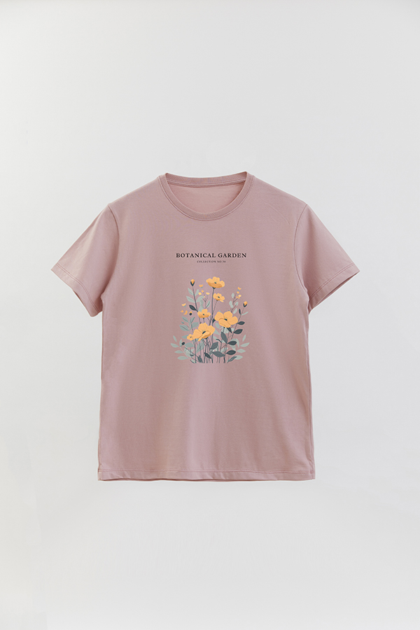 REMERA BASICA ESTAMPADA GARDEN 38