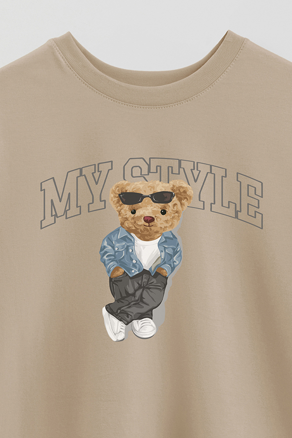 REMERA OVER ESTAMPADA UNISEX TEDDY MY STYLE