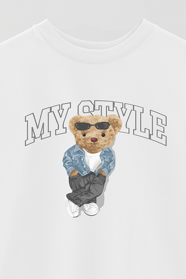 REMERA OVER ESTAMPADA UNISEX TEDDY MY STYLE