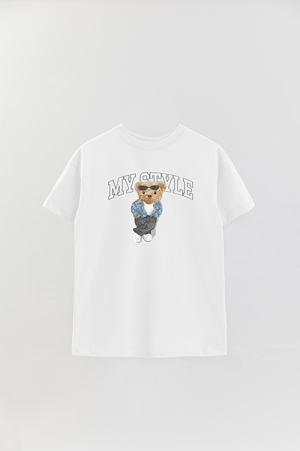 REMERA OVER ESTAMPADA UNISEX TEDDY MY STYLE