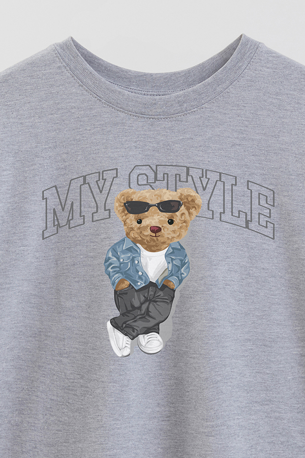 REMERA OVER ESTAMPADA UNISEX TEDDY MY STYLE