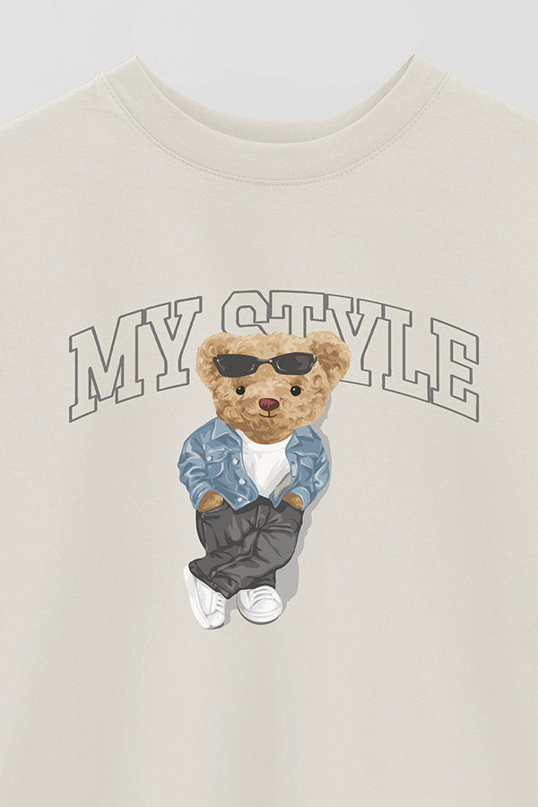 REMERA OVER ESTAMPADA UNISEX TEDDY MY STYLE