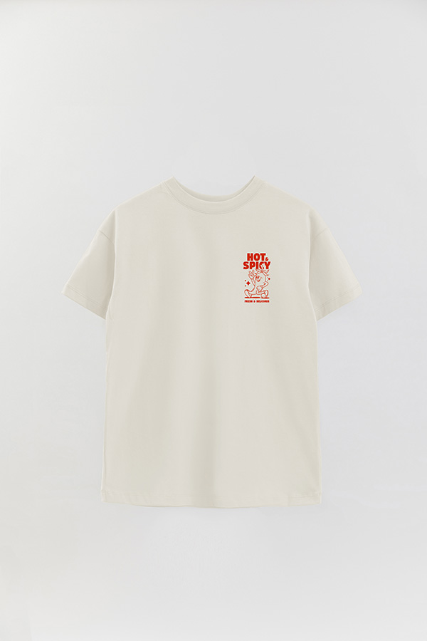 REMERA OVER FB CARTOON HOT SPICY