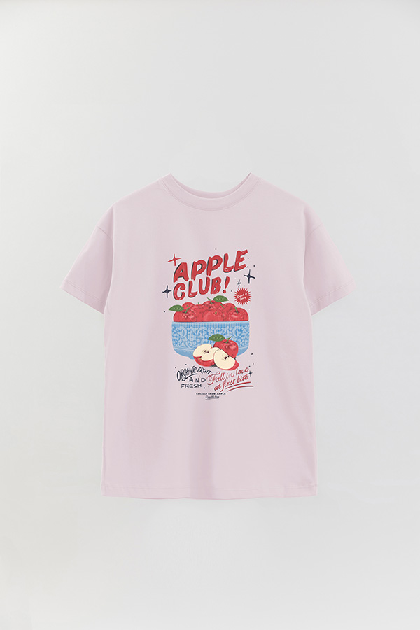 REMERA OVER ESTAMPADA APPLE 3