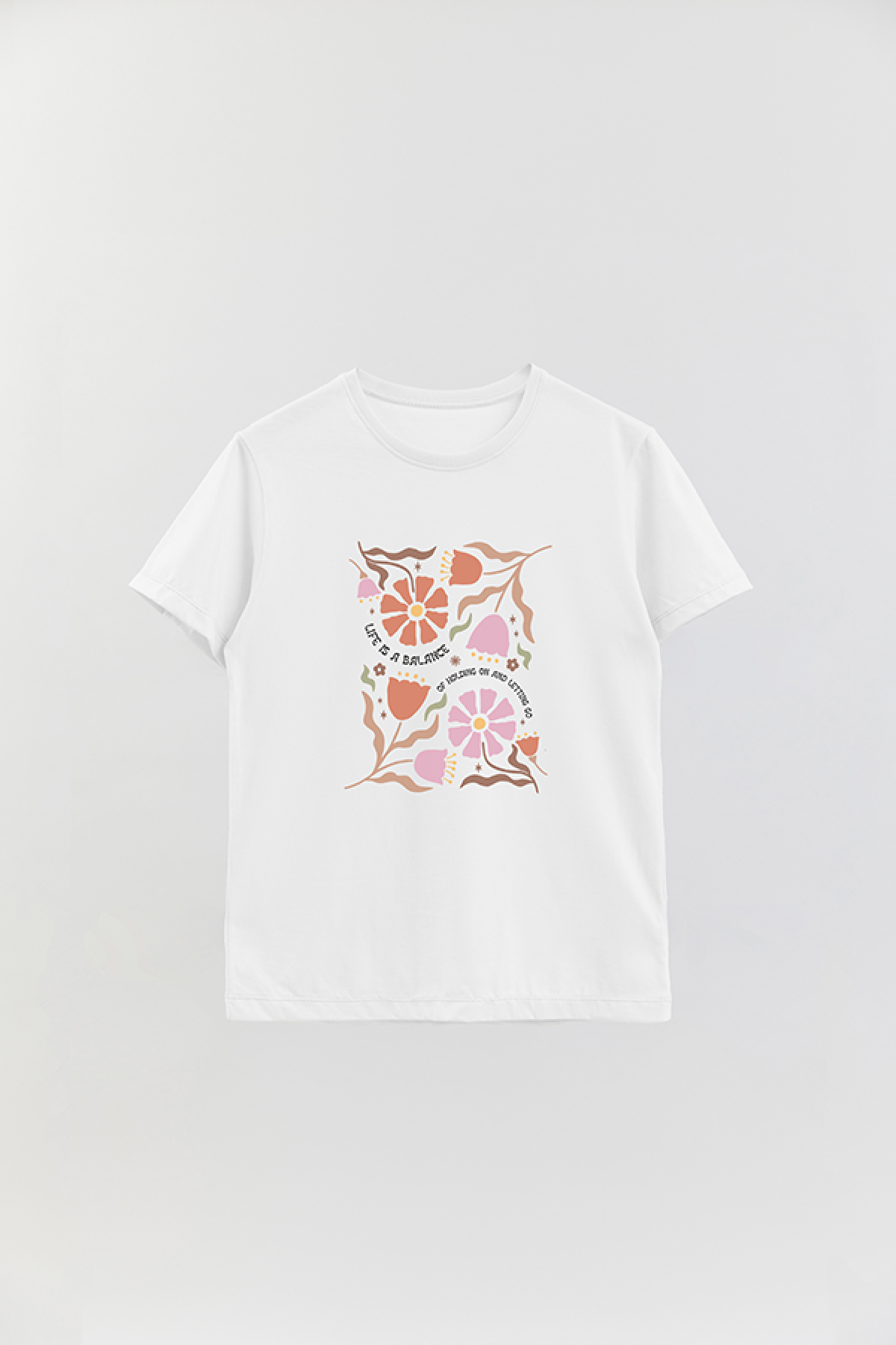 REMERA BASICA ESTAMPADA BO2 LIFE IS A BALANCE