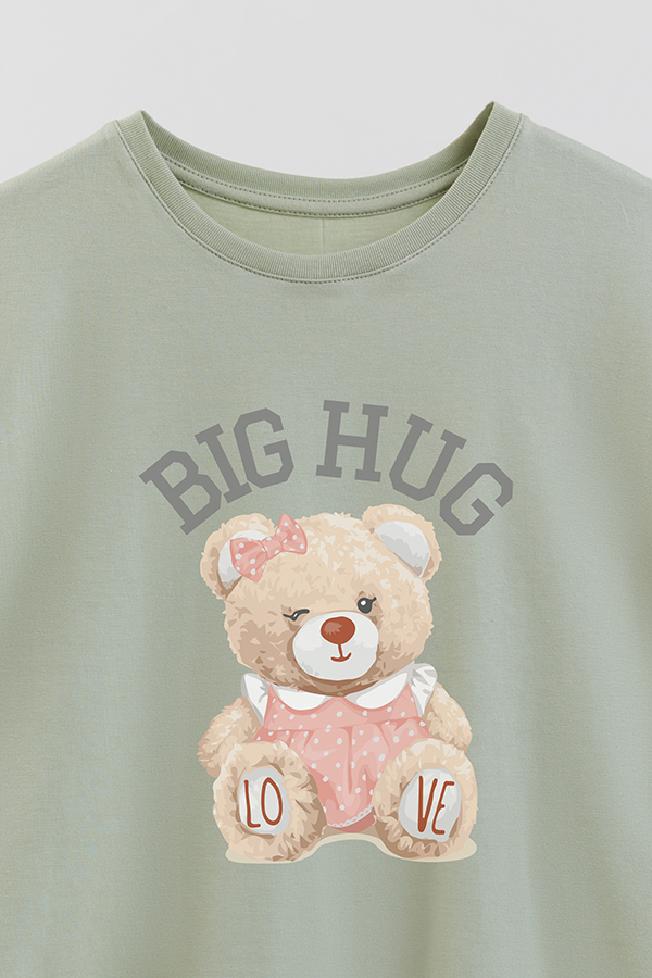 REMERA GB OVERSIZE PINK HUG