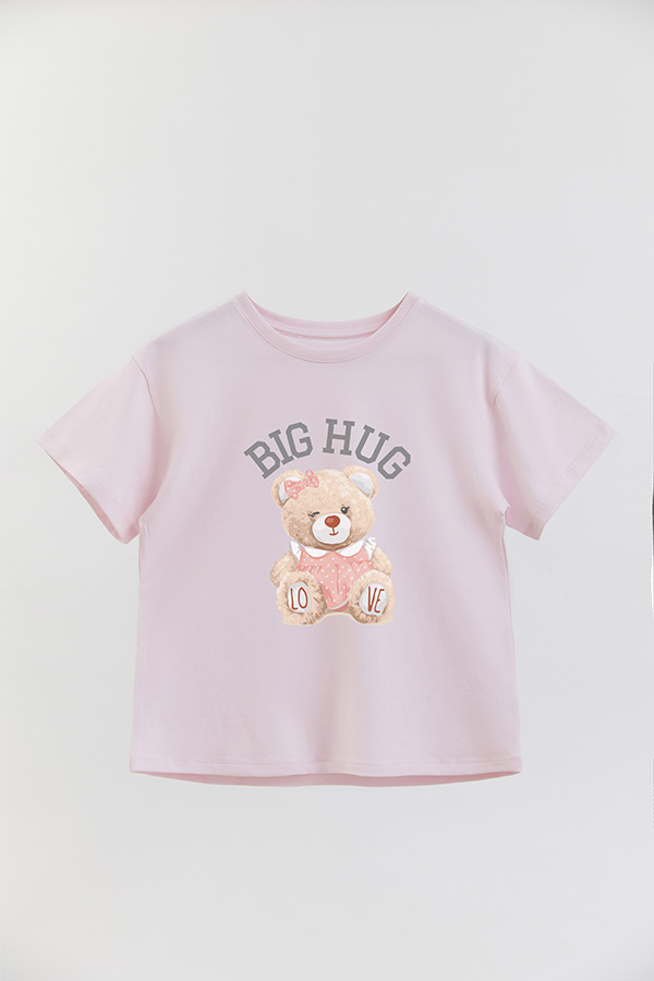 REMERA GB OVERSIZE PINK HUG
