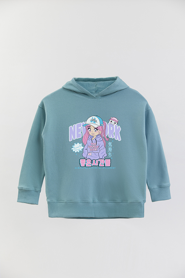 HOODIE RUSTICO GIRL URBAN NEW YORK