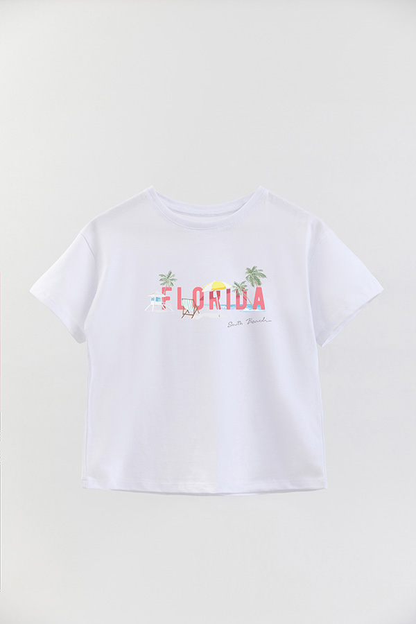 REMERA GIRL OVER FLORIDA