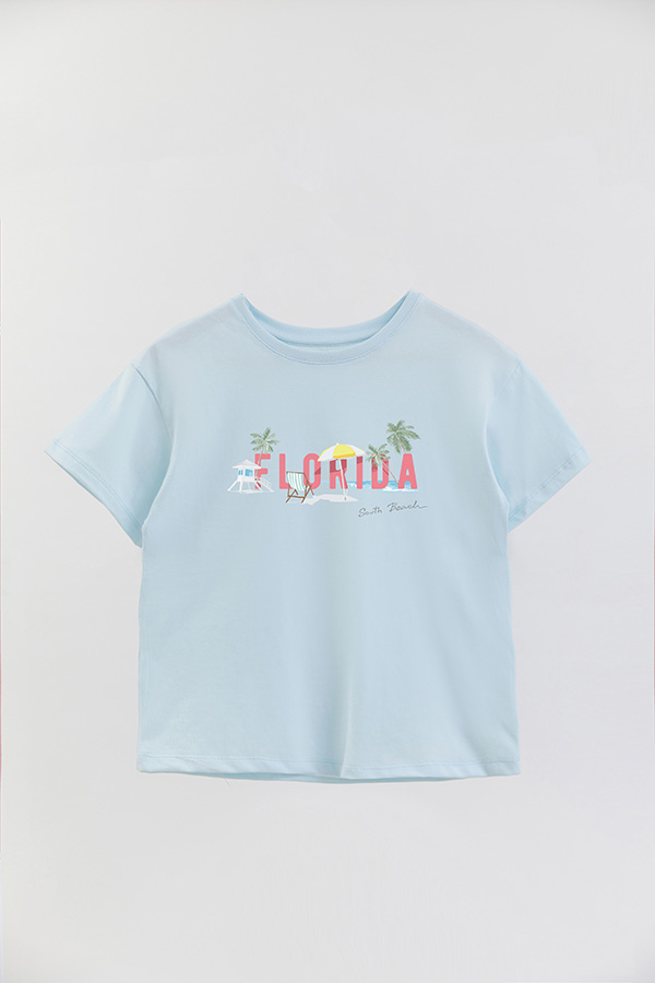 REMERA GIRL OVER FLORIDA