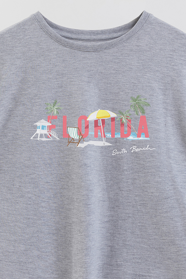 REMERA GIRL OVER FLORIDA