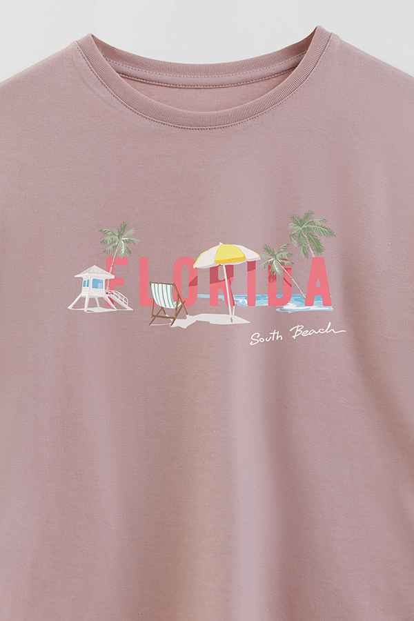 REMERA GIRL OVER FLORIDA