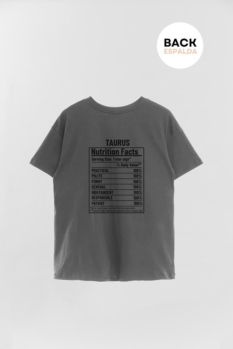 REMERA OVER ESTAMPADA UNISEX TBL TAURUS