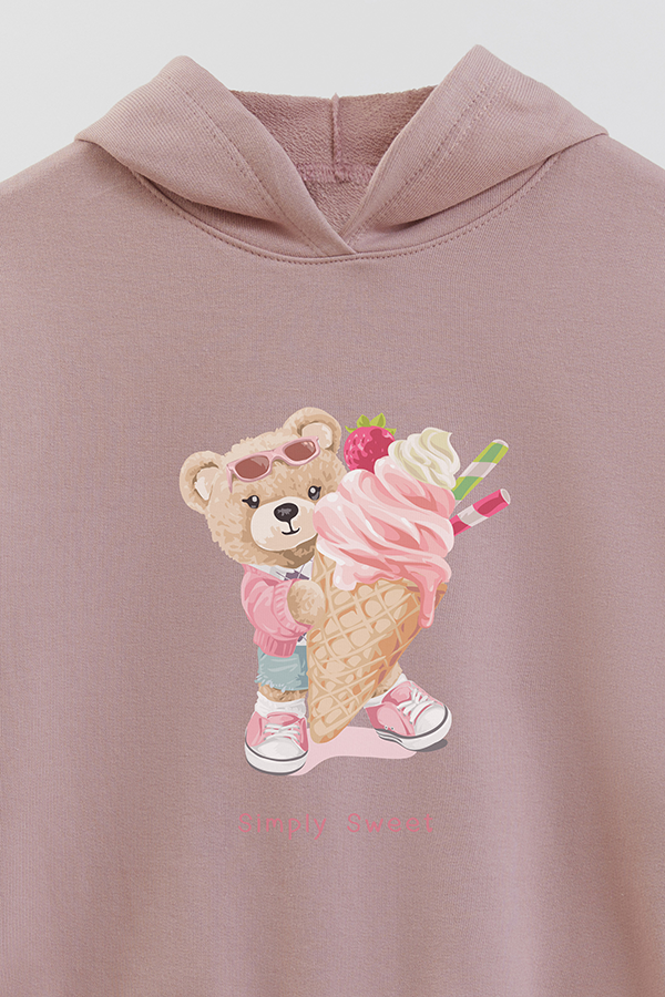 HOODIE RUSTICO KIDS TEDDY SIMPLY SWEET