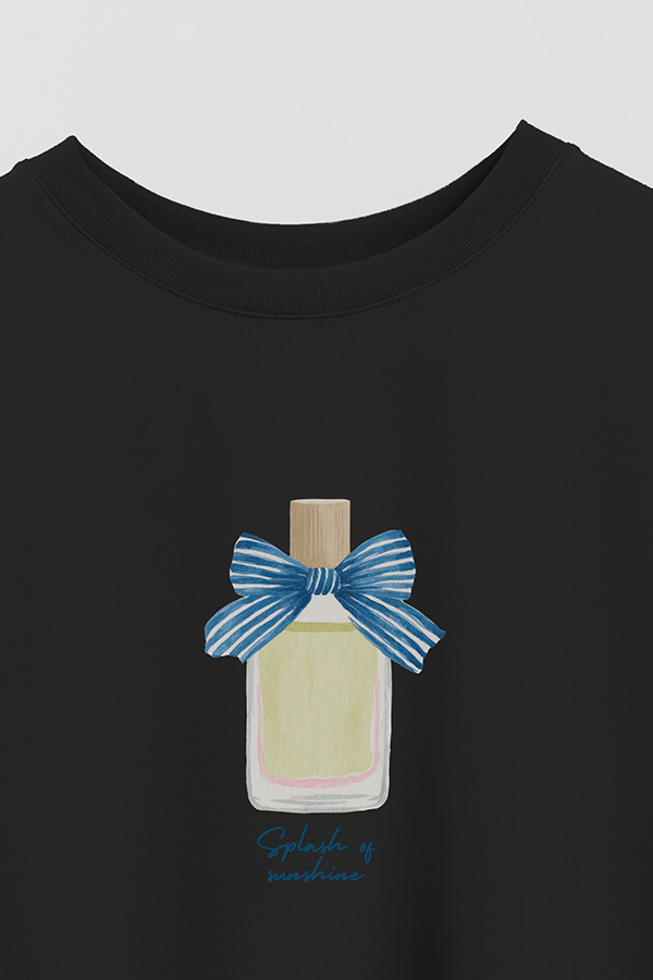REMERA CROP ESTAMPADA COASTAL SPLASH OF SUNSHINE