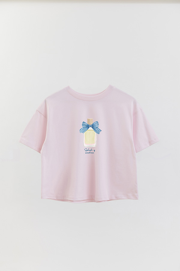 REMERA CROP ESTAMPADA COASTAL SPLASH OF SUNSHINE